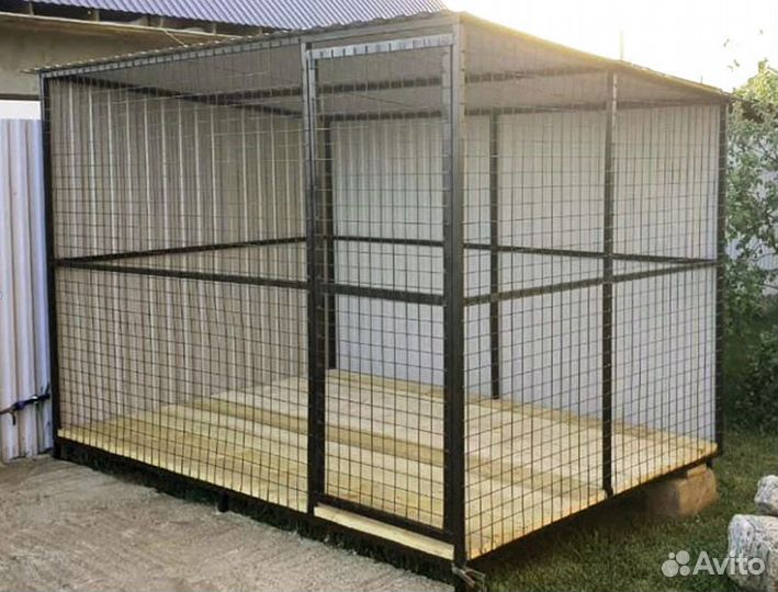 Вольер для собаки эконом железный