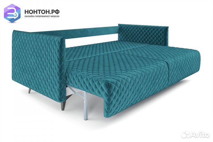 Диван тик-так Вашингтон сине-зеленый