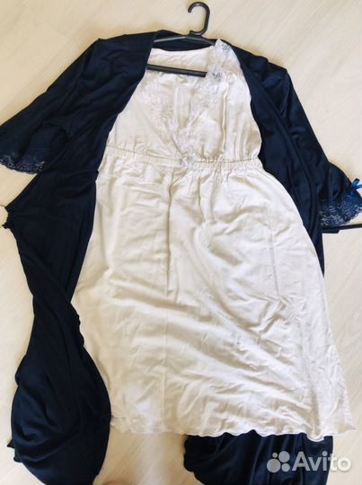 Комплект для беременных в роддом/халат ночнушка