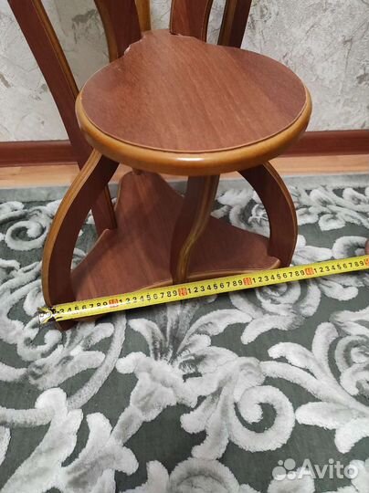 Подставка для цветов напольная деревянная