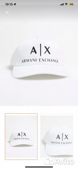 Кепка Armani exchange армани