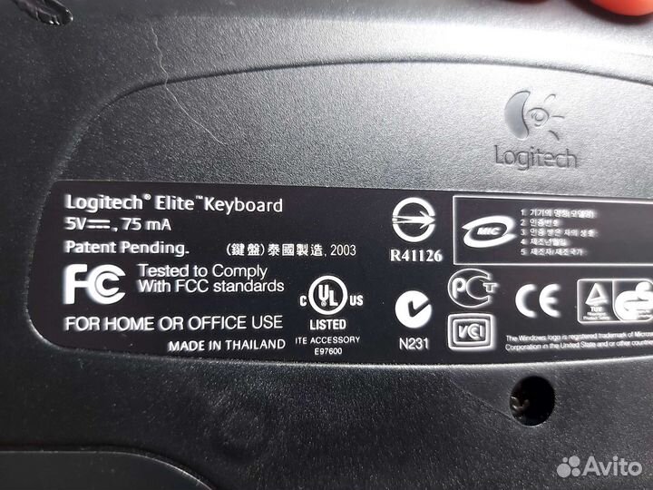 Клавиатура Logitech