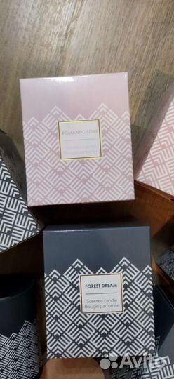 Свечи ароматизированные сладкие и еловые