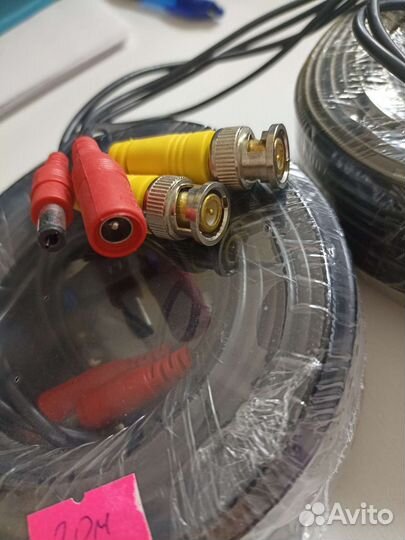 Готовый кабель для видеонаблюдения 50м