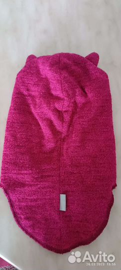 Шапка шлем для девочки