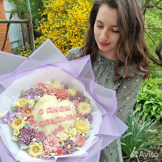 Букет из шоколадных цветов