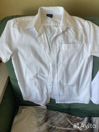 Рубашка белая школьная для мальчика