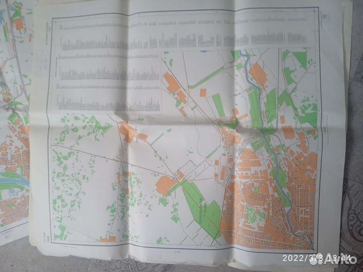 Карта Омска 1990г