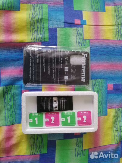 Чехол книжка на магните и стекло на экран для редм