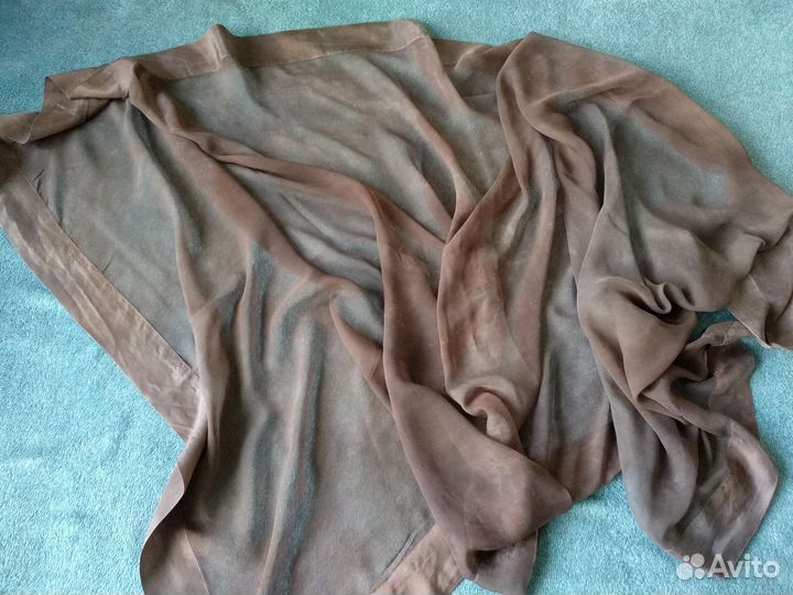 Женский платок на голову шелковый