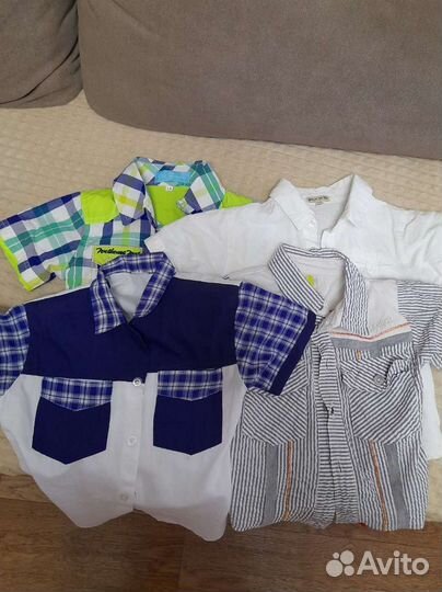 Рубашки на мальчика 1,5-3года