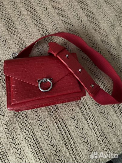 Сумка красная кросс-Боди Rebecca Minkoff оригинал