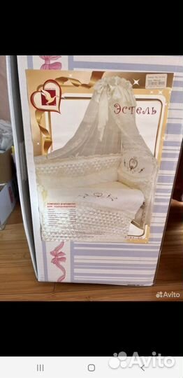 Детское постельное белье в детскую кроватку