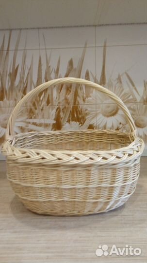Плетёные корзины из натуральной лозы