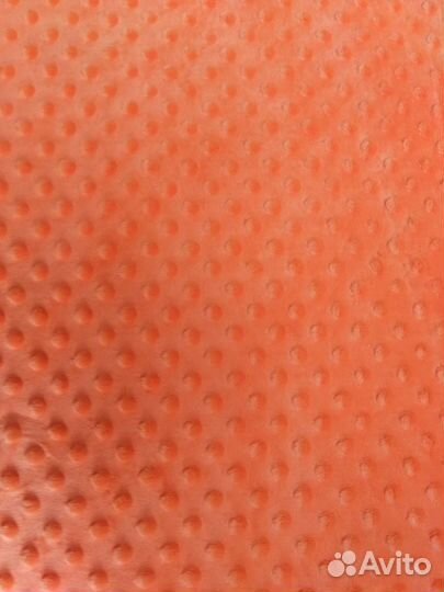 Плюш Минки оранжевый отрез 2*1,65м