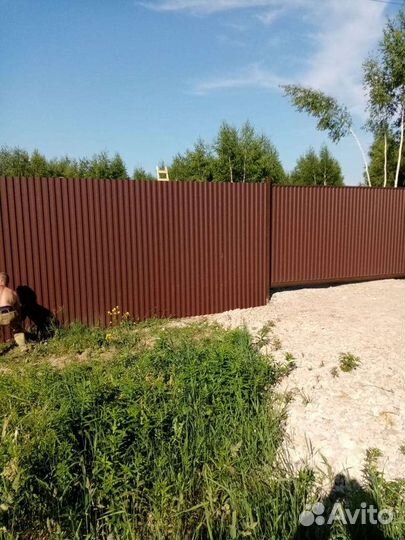 Ворота распашные и откатные под ключ