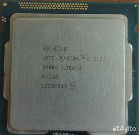 Процессор intel core i3 3220