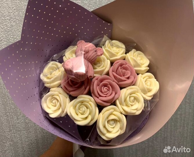 Шоколадные цветы