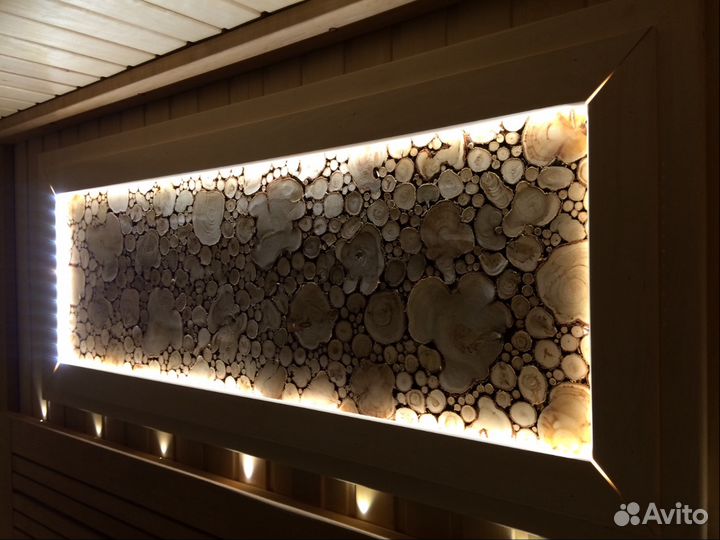 Декоративное панно из Можжевельника