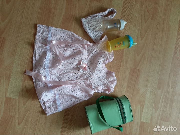 Детские вещи, термос,поильники