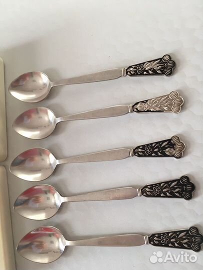 Чайные ложки мельхиор
