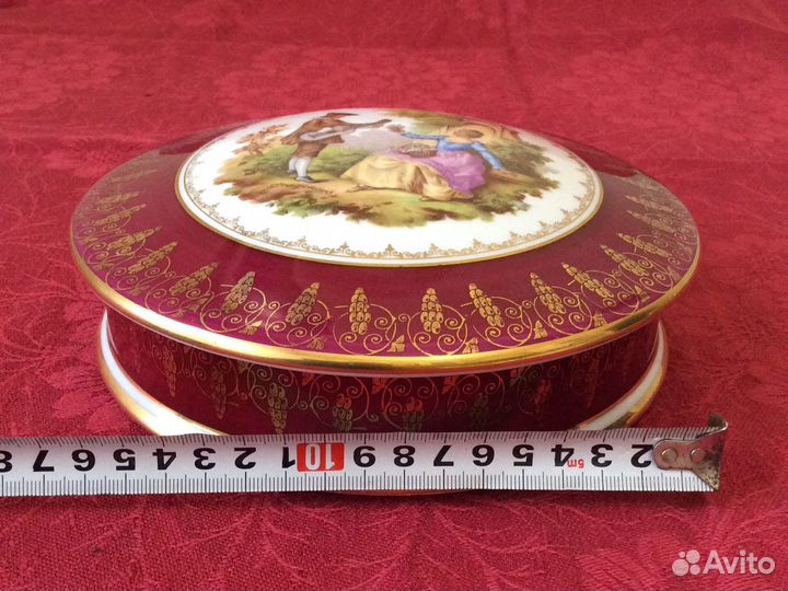 Шкатулка, фарфор, Франция