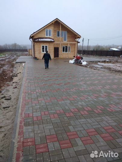 Укладка брусчатки