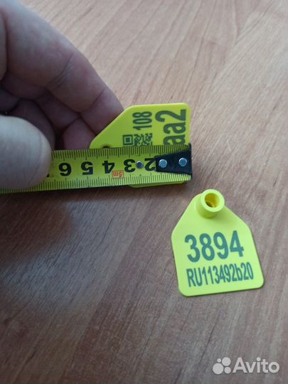 Бирки 40*48 для животных готовые