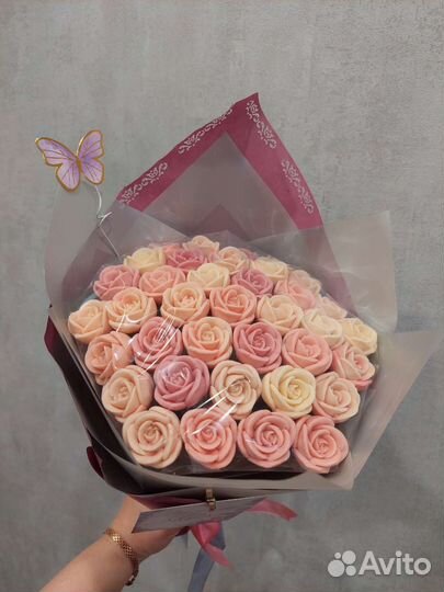 Съедобные букеты из бельгийского шоколада