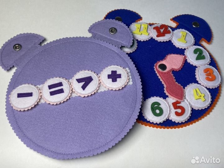 Развивающее пособие «Часы»