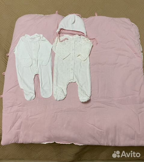 Конверт на выписку для девочки зима