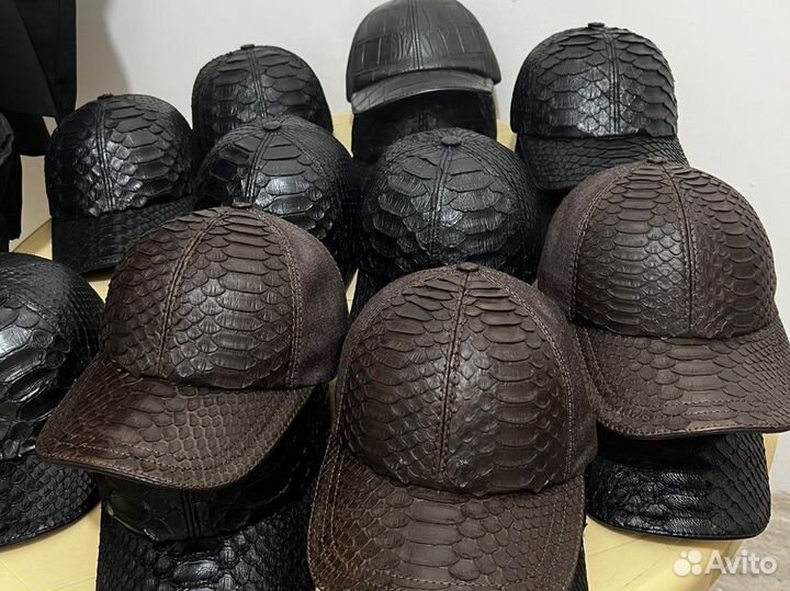 Кепки Питон, Бейсболки из кожи Питона