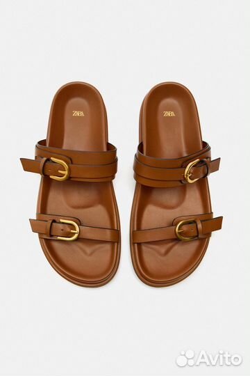 Шлепки zara 40/41