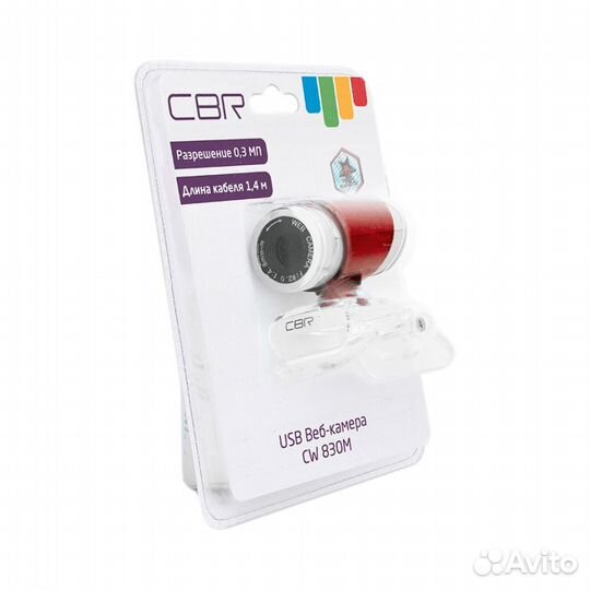 Вебкамера CBR CW 830M Red