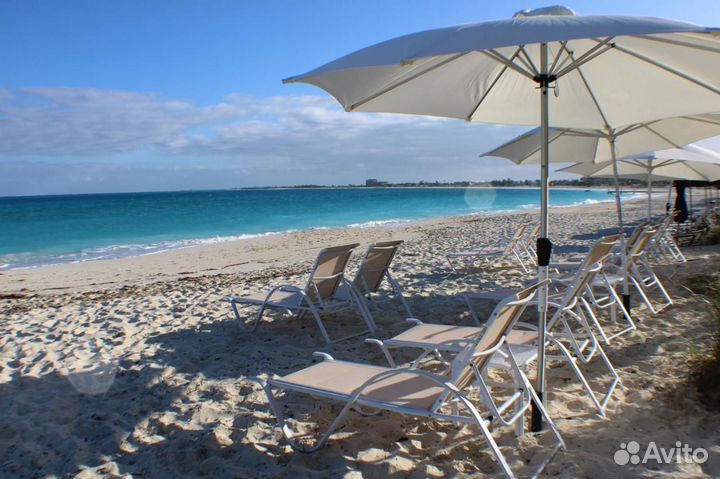 Большой уличный зонт для пляжа