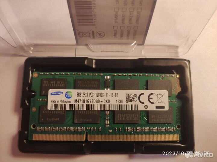 Оперативная память ddr3 8 gb для ноутбука