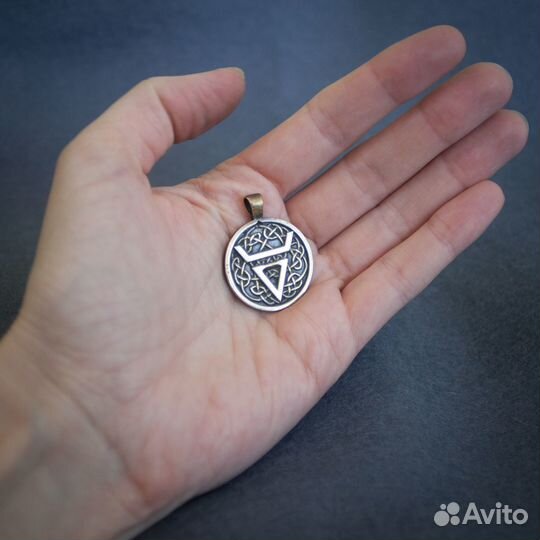 Кулон Знак Велеса, славянский символ