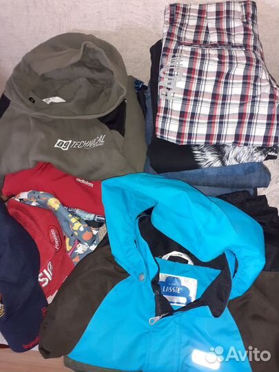 Пакетом одежда для машьчик р. 134-140