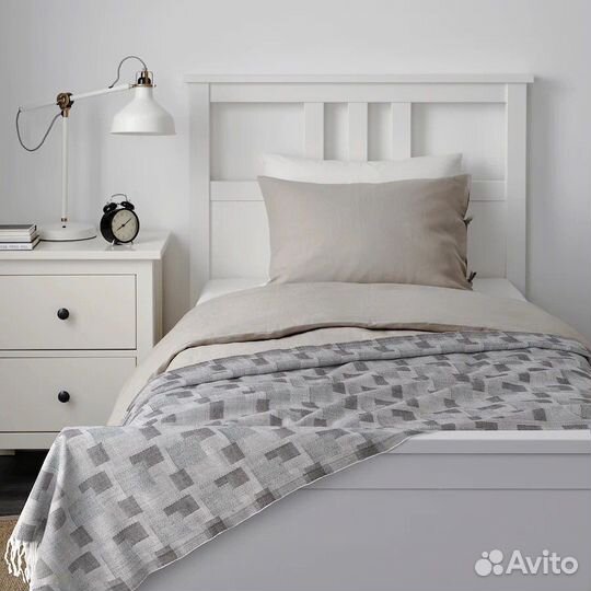 Luddmlla луддмолла Плед, серый/белый, 130x170 см