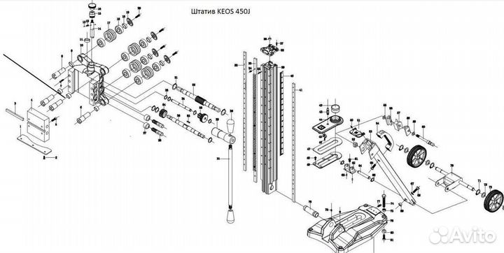 Штатив для алмазного бурения Keos KS-450J