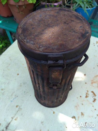 Немецкий бак от противогаза, ВОВ