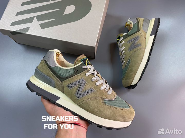 Кроссовки New Balance 574 stone island