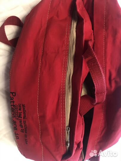 Сумка спортивная красная