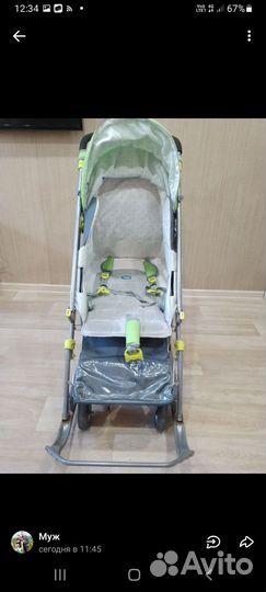 Детские санки коляска бу