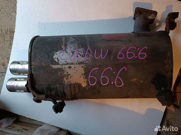 Банка глушителя аутлендер xl