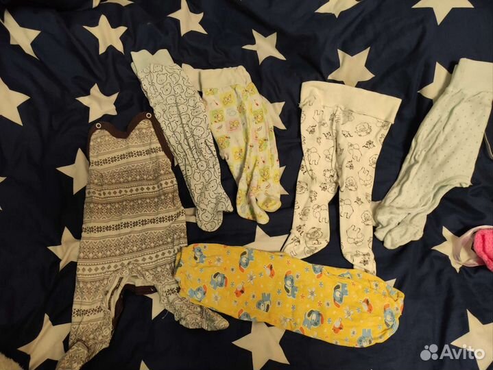 Вещи пакетом для девочки от 0 до 3 месяцев