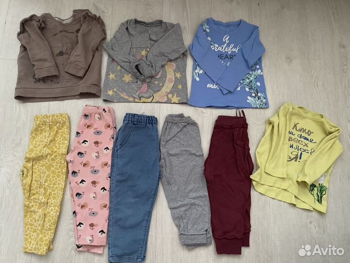 Вещи пакетом на девочку 80