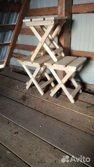 Стол раскладной и стул новый