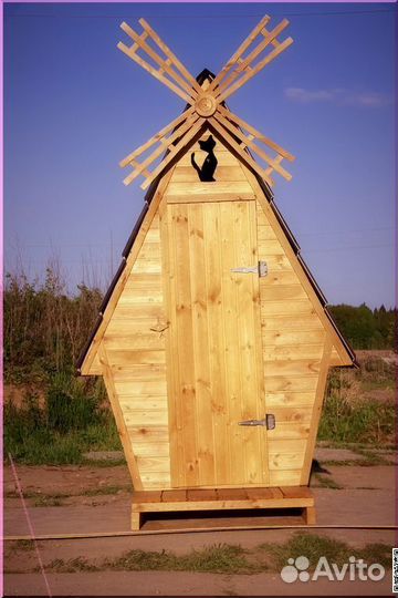 Дачный туалет с установкой GAR208