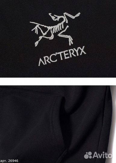 Худи Arcteryx Черное